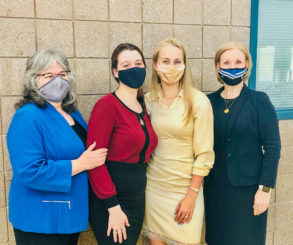 Mrs. Miner, Aniston Keff, Xxaria Makely, Dr. Michelle Reed