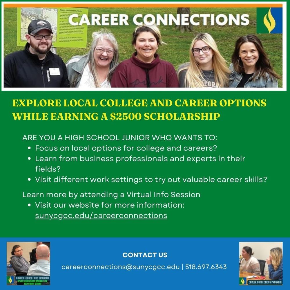 CGCC Career Connections Scholarship Information
