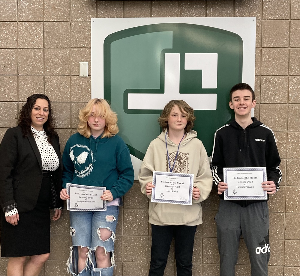 CDMS Students of the Month January 2023
