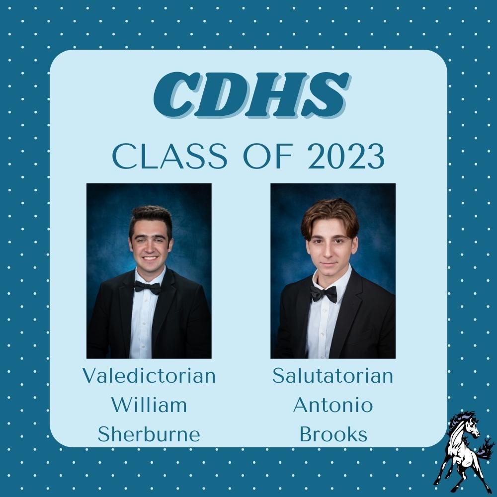 CDHS Class of 2023 Valedictorian and Salutatorian Announced