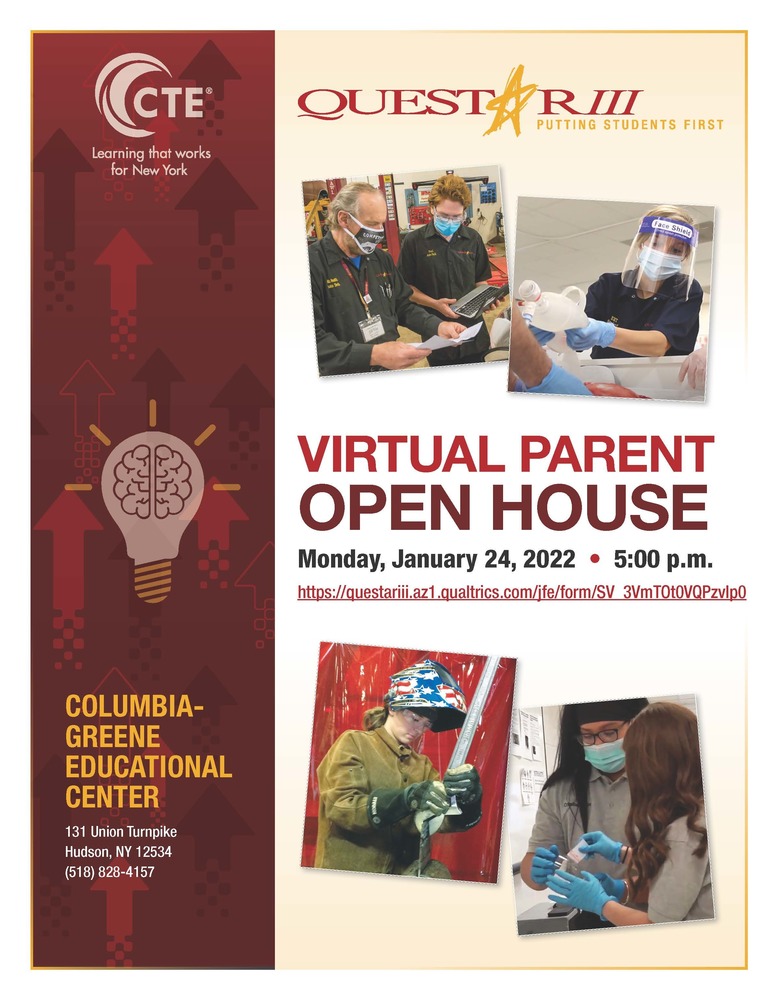 flyer for virtual open house