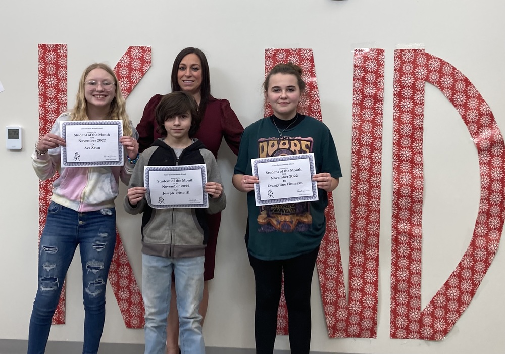CDMS Students of the Month November 2022