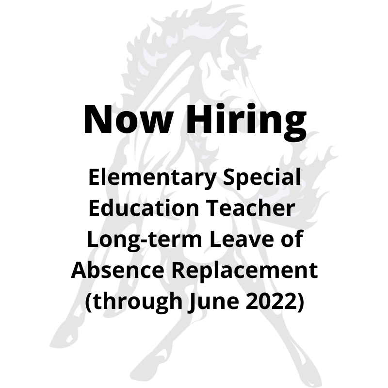 now hiring elementary special education teacher leave of absence replacement