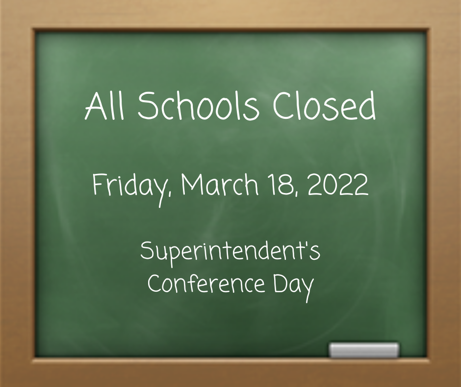 no school March 18, 2022