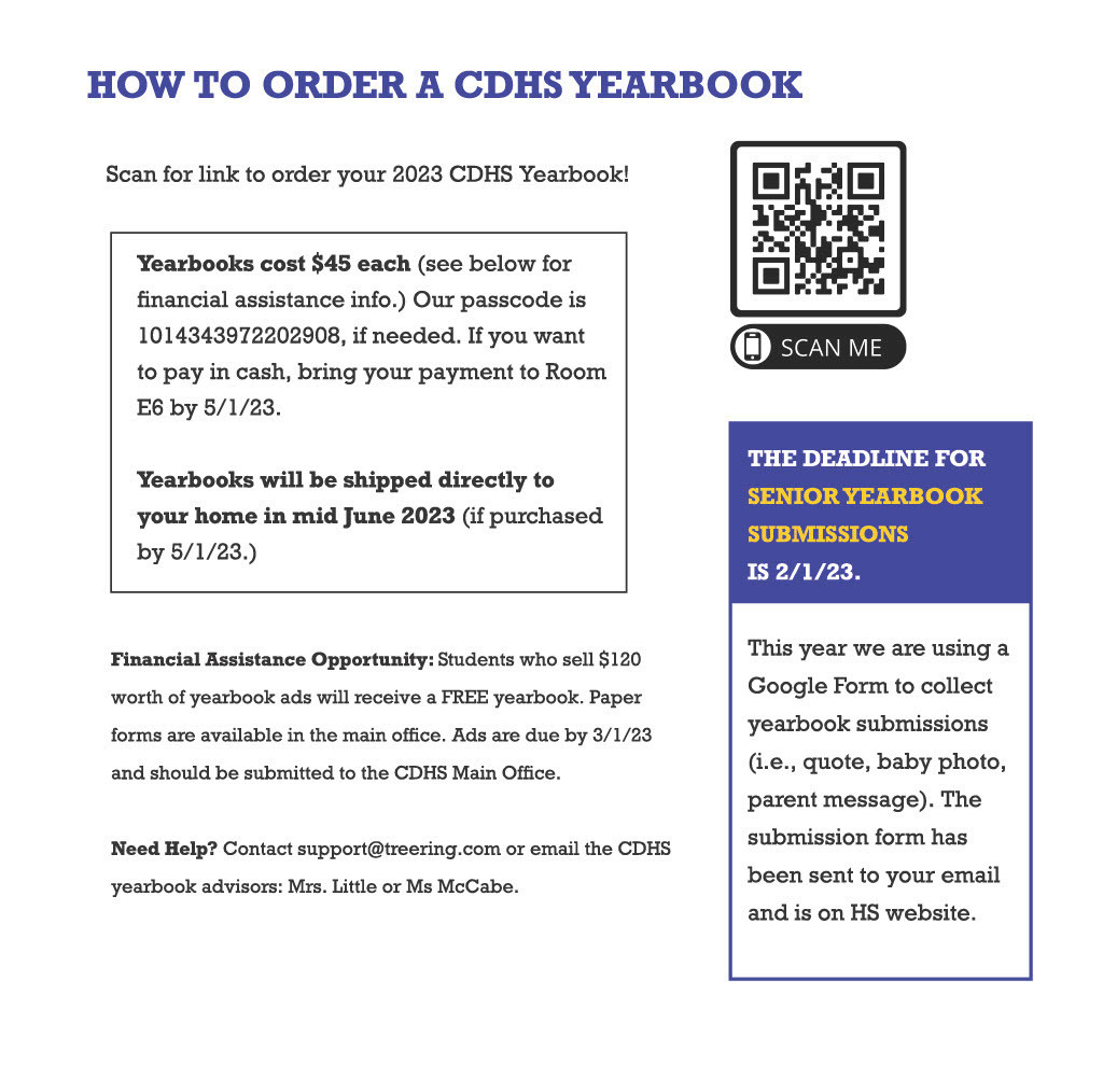 How to Order Yearbook Info