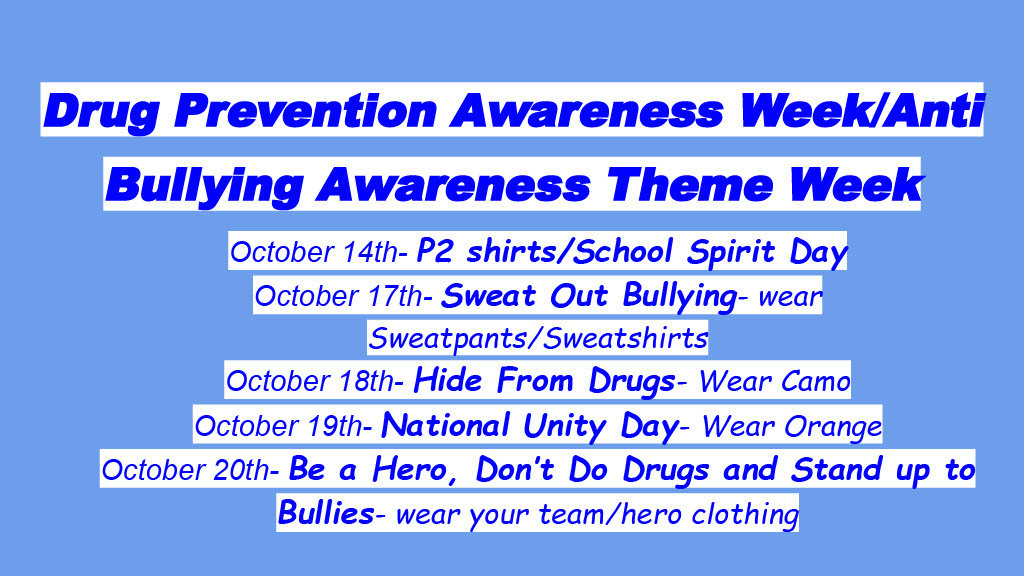 Drug Prevention Awareness Week Poster