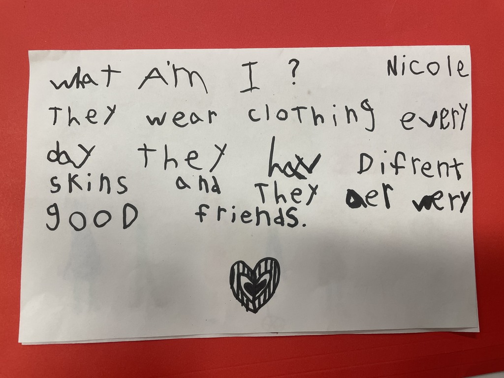 What Am I? 3rd Grade Project