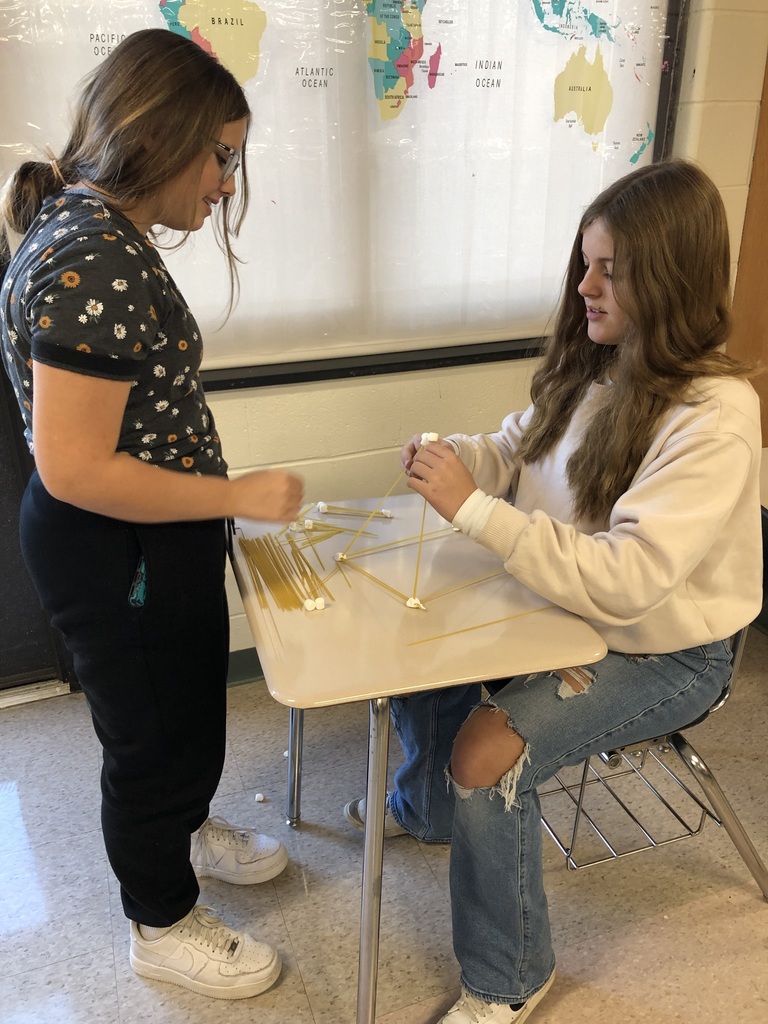 Pasta Eiffel Towers in 7th Grade French Class