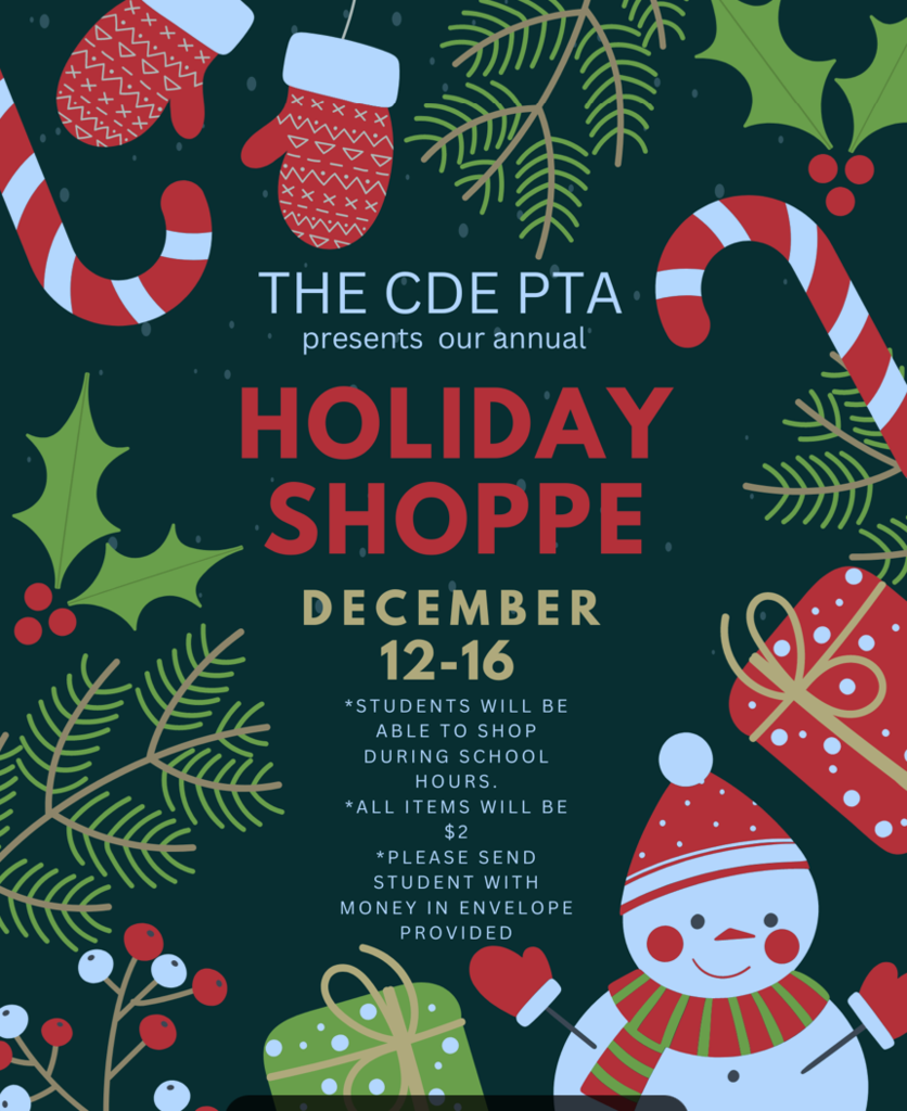 CDE PTA Holiday Shoppe