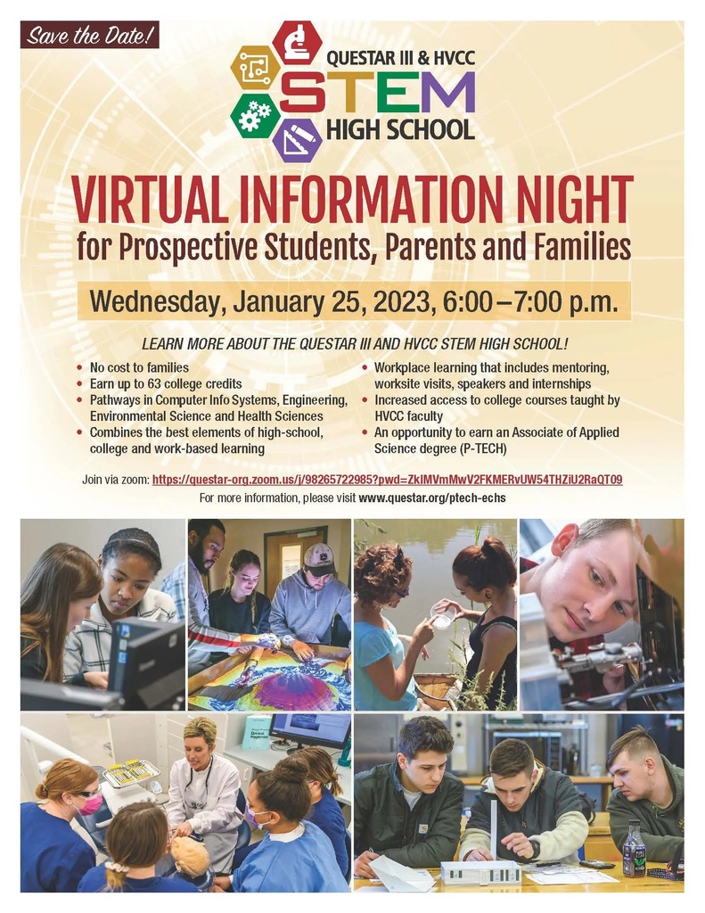 8th Grade STEM Virtual Info Night 1/25