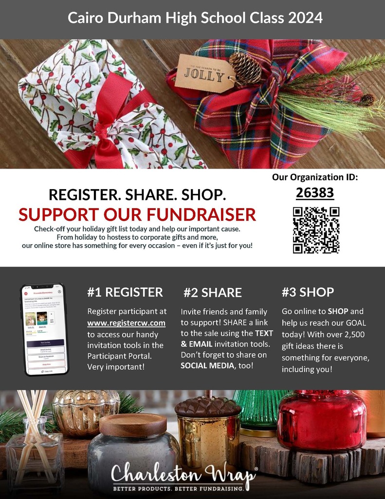 Charleston Wrap Fundraiser