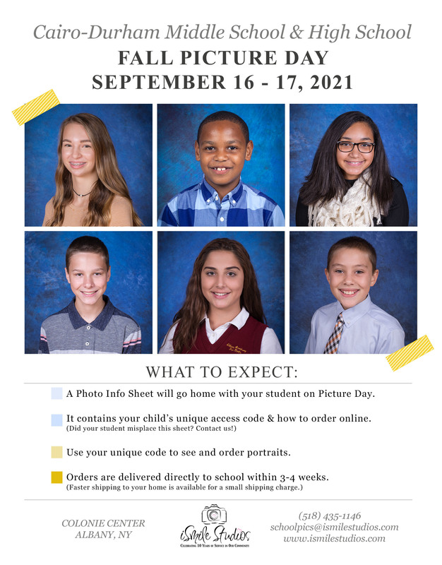 fall picture day information